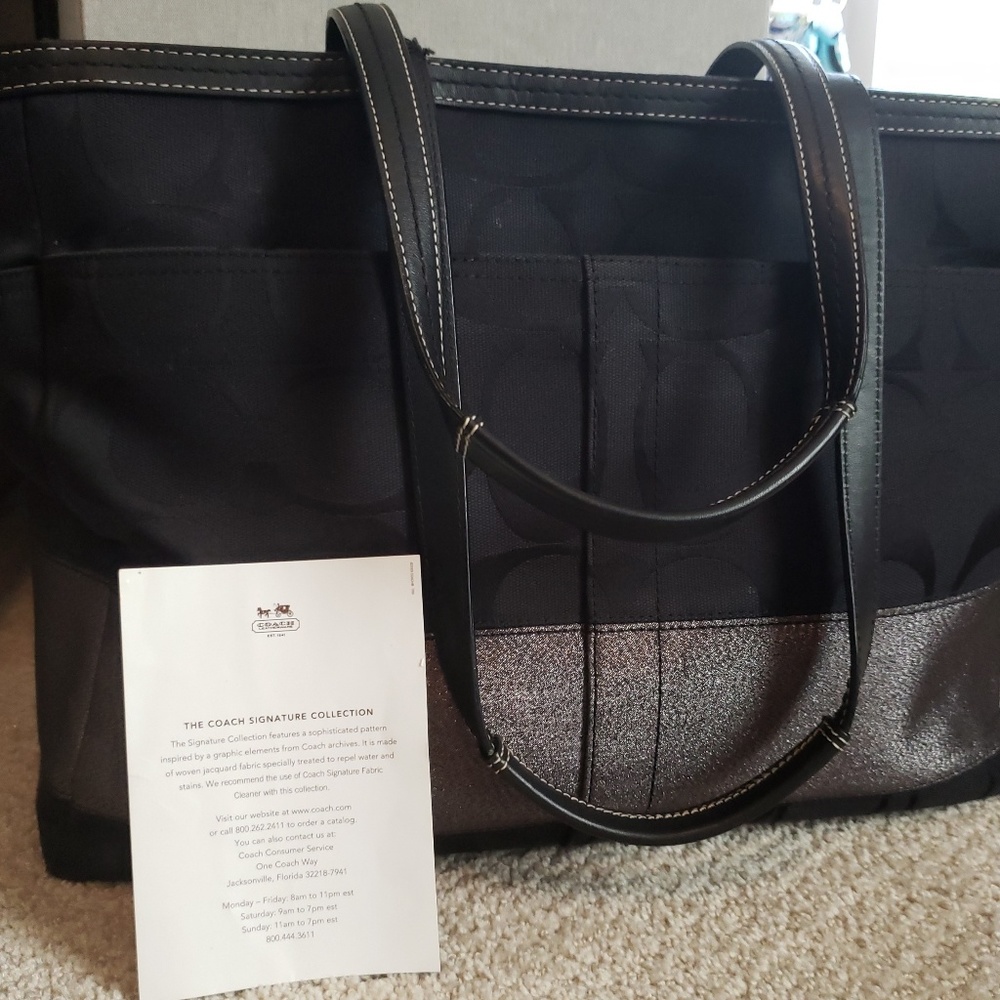 Coach Signature Multi Shoulder Thoth Black